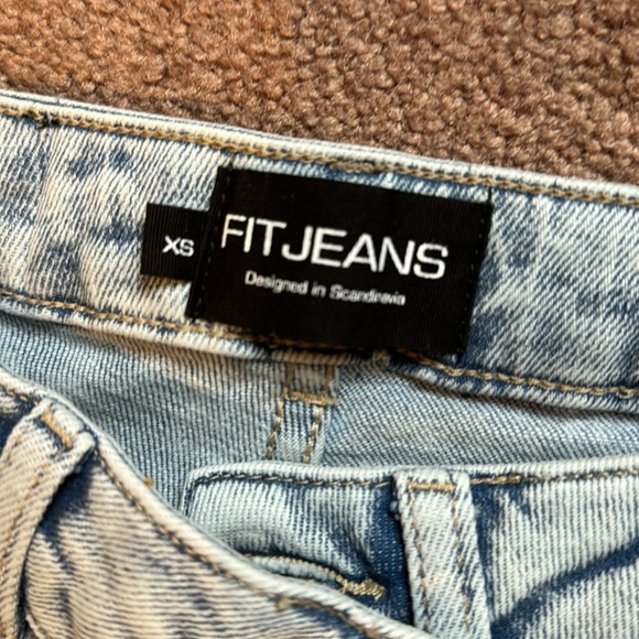 NWT Fit Jeans - straight leg 80s blue - Picture 2 of 3